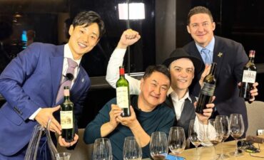 Dégustation avec l'équipe du restaurant Evett