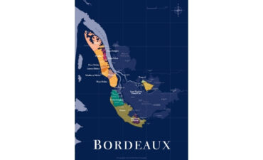 Carte des Appellations du Vignoble de Bordeaux
